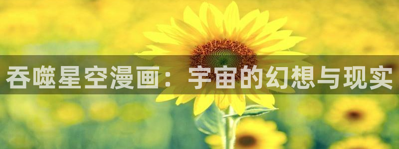 yy汗汗漫画在线观看：吞噬星空漫画：宇宙的幻想与现实