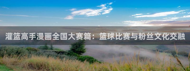 汗汗漫画免费观看全集：灌篮高手漫画全国大赛篇：篮球比赛与粉丝文化交融